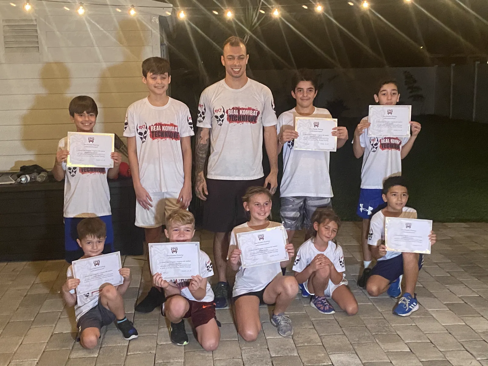 Kids Martial Arts Belt Graduation